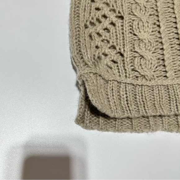 Free People chunky knit sweater|oversized | neutral | size medium - Picture 10 of 11